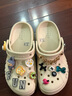 卡駱馳crocs卡駱馳貝雅云彩女士洞洞鞋|208186 冬日白-11S 36/37(230mm)  曬單實(shí)拍圖