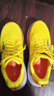 Saucony【彭于晏同款】索康尼向?qū)?7減震支撐跑鞋男夏季新款輕便運(yùn)動(dòng)鞋男 黃桔116 41 曬單實(shí)拍圖