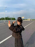 GUUKA TECH工裝風(fēng)衣女士短外套寬松秋季2025新款小個(gè)子休閑夾克連帽慵懶上衣 黑色 M 曬單實(shí)拍圖