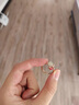 YIZUN. CHOMELS925銀玉見錦鯉戒指新年本命年素圈食指戒女過年開口戒送女友禮物 S925銀玉見錦鯉戒指 曬單實拍圖