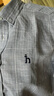哈吉斯（HAZZYS）男裝 春季男襯衣棉麻千鳥(niǎo)格通勤長(cháng)袖襯衫男ASCZK1BAX72 曬單實(shí)拍圖