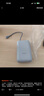 小米自帶線充電寶10000mAh 口袋版小巧便攜 移動(dòng)電源隨身充 雙向快充安卓蘋果通用 安全耐用 灰藍(lán)色 曬單實(shí)拍圖