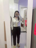 dp白色長袖襯衫女職業(yè)裝工裝修身免燙100純棉襯衣商務(wù)正裝工作服 DP01【方領(lǐng)】暗門襟 38 曬單實(shí)拍圖
