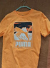 彪馬（PUMA）純棉寬松白色印花休閑短袖T恤男子夏季運動(dòng)上衣 684761 柑橘橙色-46 M (175/96A) 曬單實(shí)拍圖