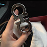 菲拉格慕（Ferragamo）男士腰帶商務正裝皮帶自由裁剪寬3.5cm送男友情人節(jié)禮物125cm 679710 689134黑棕荔枝紋-槍色扣 曬單實拍圖