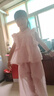 女童夏季套裝2025新款洋氣兒童衣服短袖褲子小女孩夏天休閑兩件套 粉色 薄款 130 cm 曬單實(shí)拍圖