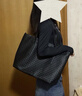 Chiecu Kscbn輕奢包包女款托特單肩包女大容量編織包生日禮物 氣質(zhì)黑【送老婆送女友送媽媽】 精美禮盒裝 曬單實(shí)拍圖
