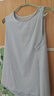 徽昂運動(dòng)套裝女瑜伽服女跑步健身服速干衣t恤網(wǎng)紗拼接無(wú)袖短褲藍灰XL 曬單實(shí)拍圖