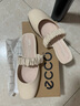 愛步（ECCO）穆勒鞋女 2025年夏季新款羊皮包頭涼拖鞋女 安妮方頭208573 石灰色20857301378 39 曬單實(shí)拍圖