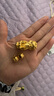 百年福牌貔貅黃金手串3D男足金招財瑪瑙手鏈新年情人節禮物送父親男友 約7.5g【2顆金珠1貔貅】多退少補 尺寸1 曬單實(shí)拍圖