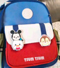 迪士尼（Disney）兒童書包幼兒園女孩一二年級草莓熊輕便男女童背包st80264藏青 曬單實拍圖