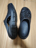 迪卡儂（DECATHLON）游泳男士涼鞋沙灘拖鞋洞洞鞋外穿NABD2027999深藍(lán)色網(wǎng)格款41碼 曬單實(shí)拍圖