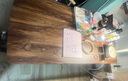 全品屋餐桌椅組合家用飯桌子小戶型簡約公寓快餐出租商用長方形電腦桌 胡桃木色 120cm 【寬60CM】單桌子 曬單實拍圖