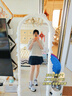 莫代爾【純棉100%】襪子女夏季薄款冰冰襪10A抗菌透氣冰絲中筒堆堆襪 冰絲款【白色5雙黑色5雙】 均碼 曬單實(shí)拍圖