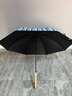 繁夏長(zhǎng)柄傘復(fù)古條紋雨傘女晴雨兩用加大遮陽(yáng)傘防風(fēng)防曬防紫外線太陽(yáng)傘 曬單實(shí)拍圖