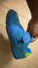 卡爾美（KELME）兒童足球鞋男孩透氣網(wǎng)面防滑魔術(shù)貼免系帶TF碎釘學(xué)生訓練鞋球鞋 彩藍 32 曬單實(shí)拍圖