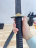 大師純手工鍛造猛士升級版武術(shù)刀戶(hù)外排障刀具唐橫刀收藏品未開(kāi)刃 變異斯巴達猛士升級版 曬單實(shí)拍圖