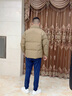 波司登（BOSIDENG）25年新款羽絨服男時(shí)尚休閑短款立領(lǐng)防風(fēng)百搭保暖外套 橄欖色7329 M 175/96A 體重約140-155斤 曬單實(shí)拍圖