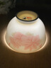 陶?qǐng)@夢(mèng)花開(kāi)富貴骨瓷碗碟家用輕奢飯碗面碗湯碗陶瓷碗喬遷之喜搬家禮物 7.5寸飯盤(pán) 炒菜盤(pán)-花開(kāi)富貴 曬單實(shí)拍圖