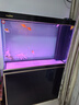 森森（SUNSUN）大型魚缸底過濾水族箱客廳家用落地玻璃生態(tài)金魚缸 【實時溫顯+燈控】經(jīng)典黑 1米長35cm寬 曬單實拍圖