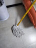 老式木柄拖把加粗加長(cháng)木桿棉線(xiàn)拖把圓頭吸水拖把物業(yè)車(chē)間棉線(xiàn)拖把棉線(xiàn)老式墩布塵推拖布木桿拖把棉線(xiàn) 白線(xiàn)加大圓頭 曬單實(shí)拍圖