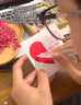 喜博兔我愛(ài)你愛(ài)心相框手工DIY永生花情人節禮物520送男友女朋友表白創(chuàng  )意 原木色中空相框+永生花材料包 曬單實(shí)拍圖