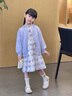G.DUCKKIDS小黃鴨女童連衣裙秋裝2025新款洋氣兒童庫(kù)洛米衣服女孩春秋季裙子 裙子 120 建議5~6歲【110-120cm】cm 曬單實(shí)拍圖