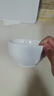 京東京造 湯碗 米飯面陶瓷景德鎮(zhèn)餐具套裝家用蒸蛋碗 奶油華夫 4.5英寸*6 曬單實(shí)拍圖