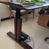 智芯黑胡桃實(shí)木電動(dòng)升降桌辦公定制電腦桌書(shū)桌雙電機學(xué)習桌工作臺X2X3 X3實(shí)木護腿款【橡膠木桌面】 桌面板：2.0m*0.8m 曬單實(shí)拍圖