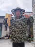 掰玉米防刮臉衣服專用防護(hù)服掰玉米丫神器農(nóng)村下地干活帽透氣防曬護(hù)臉防蚊蟲蜜蜂衣服 【小花色】加厚防護(hù)服+網(wǎng)紗帽 曬單實(shí)拍圖