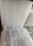 屋田一次性飯盒分格4格快餐盒1000型150套帶蓋塑料加厚打包盒可微波 曬單實拍圖