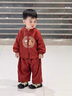 G.DUCKKIDS小黃鴨一周歲衣服男寶寶抓周禮服中國風(fēng)漢服百天滿月嬰兒套裝春秋 蛇年+香囊 90 建議1~2歲【 80-90cm】cm 曬單實(shí)拍圖