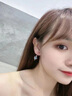 Djin999足銀耳環(huán)女心中有你耳墜高級感輕奢耳飾生日禮物送女友老婆 心中有你耳環(huán)【藍(lán)鉆】 曬單實(shí)拍圖