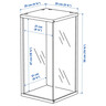 宜家（IKEA）BRANNBOLL布朗伯多功能置物架手辦模型展會產(chǎn)品陳列架 亮藍色壁裝展示柜 曬單實拍圖