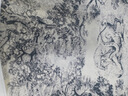 浪莎新中式雪紡裙褲女夏季薄款2025新款高腰水墨畫國風(fēng)闊腿褲子 曬單實(shí)拍圖