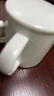 拜杰白色馬克杯早餐水杯陶瓷馬克杯帶蓋大容量牛奶杯咖啡杯情侶杯 曬單實(shí)拍圖