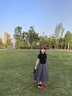 MOKITOUL女童連衣裙夏季2025新款輕奢小眾高端兒童短袖套裝裙漂亮大童裙子 黑色套裝（高端禮盒包裝） 40 cm2 1 曬單實拍圖