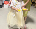 漢宮優(yōu)品女寶寶裙子夏季短袖兒童連衣裙中國風(fēng)超仙紗裙薄款公主裙 精衛(wèi)填海 100 曬單實(shí)拍圖