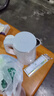 蘇泊爾（SUPOR）保溫壺家用玻璃內(nèi)膽暖水壺大容量熱水瓶學(xué)生宿舍熱水壺保溫水壺 奶油白【防塵壺嘴】1.7L 曬單實(shí)拍圖