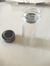 雙層隔熱玻璃杯耐高溫水杯玻璃杯子雙層高硼硅玻璃杯旅行裝備 鋼本色450ml 曬單實(shí)拍圖