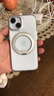 品勝【自帶支架】適用蘋果15手機(jī)殼iphone15旋轉(zhuǎn)支架磁吸殼Magsafe無線充電鏡頭保護(hù)防摔手機(jī)殼 透明 曬單實(shí)拍圖