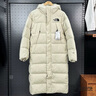 The North Face北面羽絨服長(zhǎng)款男女戶(hù)外保暖高蓬鵝絨89Z3 卡其色/3X4 XL 曬單實(shí)拍圖