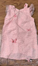 迪士尼女童公主裙夏季海邊度假風(fēng)背心裙女孩連衣裙裙子TD2EQ010 粉140 曬單實拍圖