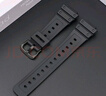 適用CASIO卡西歐手表表帶GA-2100/GA-2110/GM-2100/GM-5610腕帶 黑色-【黑扣】 CASIO卡西歐表帶-16mm 曬單實(shí)拍圖
