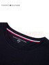 Tommy Hilfiger【輕柔感】男裝純棉商務(wù)通勤小繡標純色打底衫圓領(lǐng)短袖T恤 曬單實(shí)拍圖