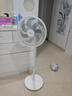 美的（Midea）電風(fēng)扇 家用七葉立式落地扇宿舍臥室輕音節(jié)能搖頭桌面小風(fēng)扇大風(fēng)力空氣循環(huán)風(fēng)扇 SAF30AC  曬單實拍圖