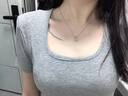 阿黛麗天然黃水晶寶石吊墜女款鑲嵌S925項(xiàng)鏈頸飾愛心小熊七夕情人節(jié)禮物 曬單實(shí)拍圖