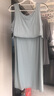 JOAE【天絲莫代爾】帶胸墊睡裙吊帶棉睡衣女士夏季可外穿家居服藍 L 曬單實(shí)拍圖