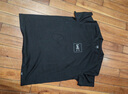 Lee25春夏新品標(biāo)準(zhǔn)版圓領(lǐng)方型印花Logo摩登中性男短袖T恤休閑潮流 黑色 L 曬單實(shí)拍圖