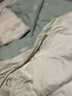 蕉內(nèi)棉棉301H情侶款背心男女士100%純棉無側(cè)縫寬松圓領(lǐng)居家睡衣夏季 【寬肩】暖白 L 曬單實(shí)拍圖